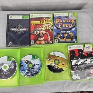 Lot 7 XBox 360 Vanquish Undercover Speed Skyrim Elder Scrolls Border Lands Wolf